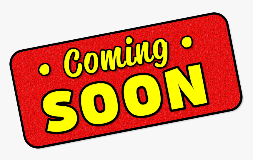 Coming Soon Red And Yellow, HD Png Download