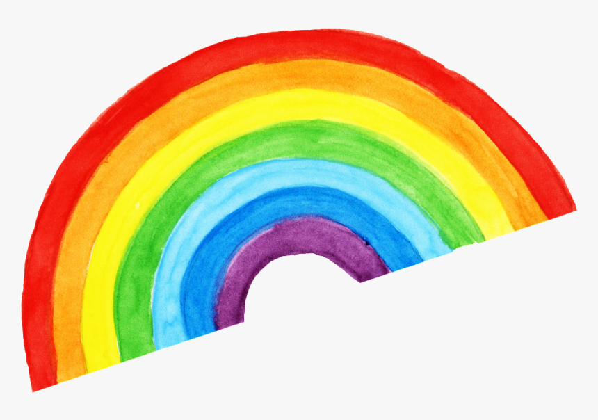 Rainbow Png Transparente Png Para Cuadros Infantiles - Child Art, Png Download