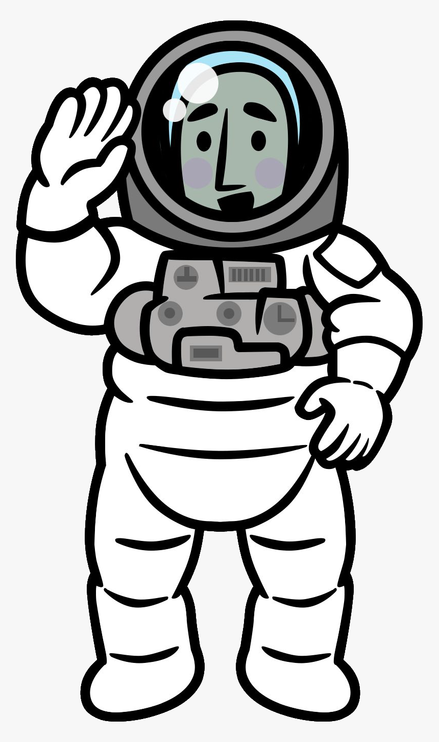 Astronaut Clipart Comic Rhythm Heaven First Contact- - First Contact Rhythm Heaven Astronaut, HD Png Download