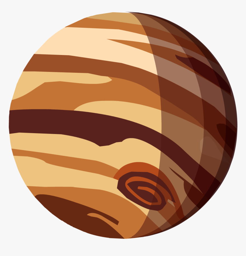 Solar System Club Penguin - Jupiter Planet Clipart, HD Png Download