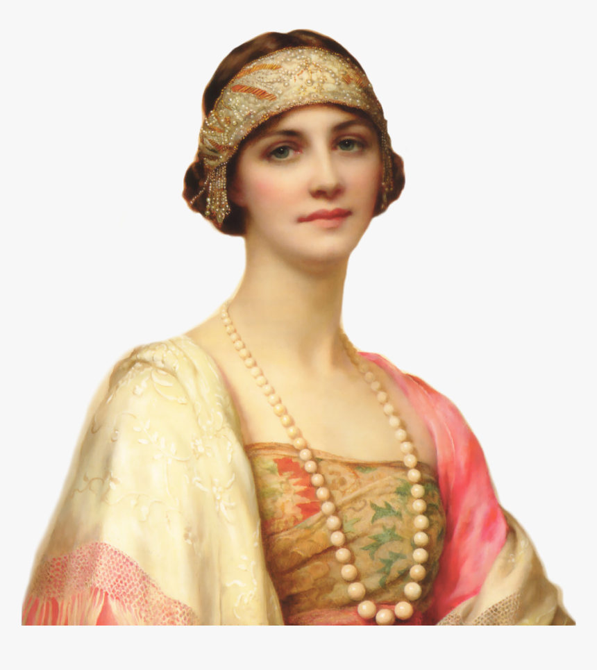 Transparent Vintage Woman Png - William Clarke Wontner British, Png Download