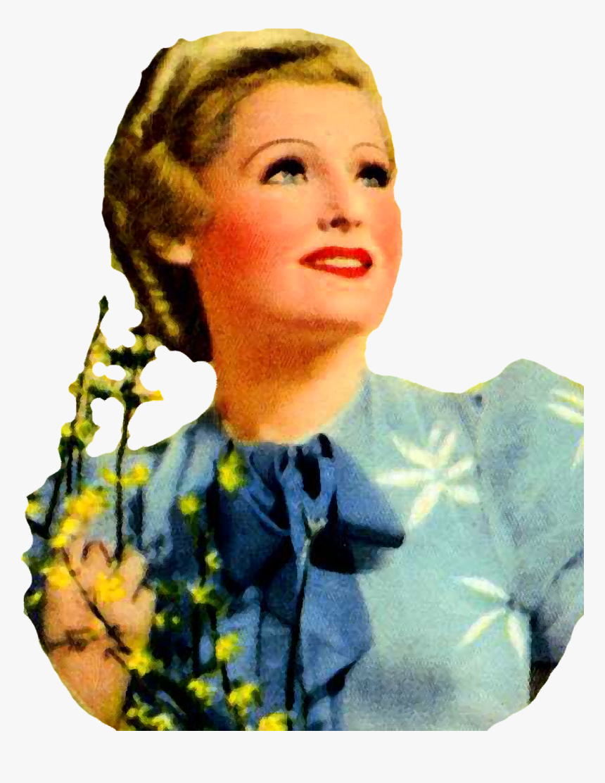 Transparent Vintage Woman Png - Woman Smile Transparent Png, Png Download