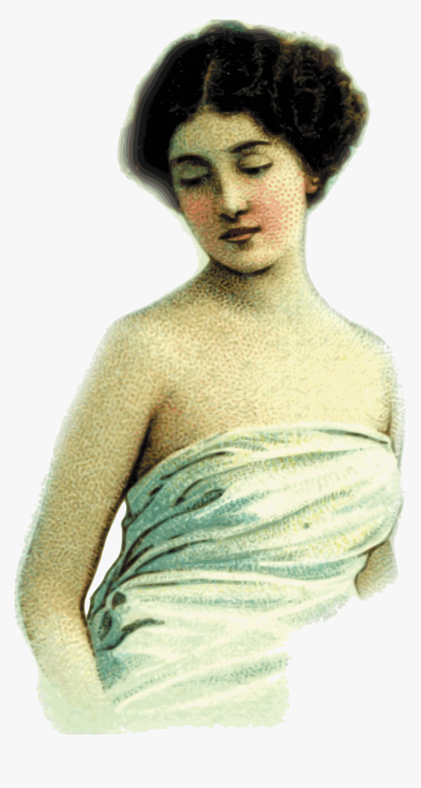 Transparent Vintage Woman Png - Vintage Lady Png, Png Download