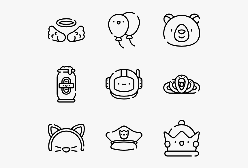 Costume Party - Hand Drawn Icon Png, Transparent Png