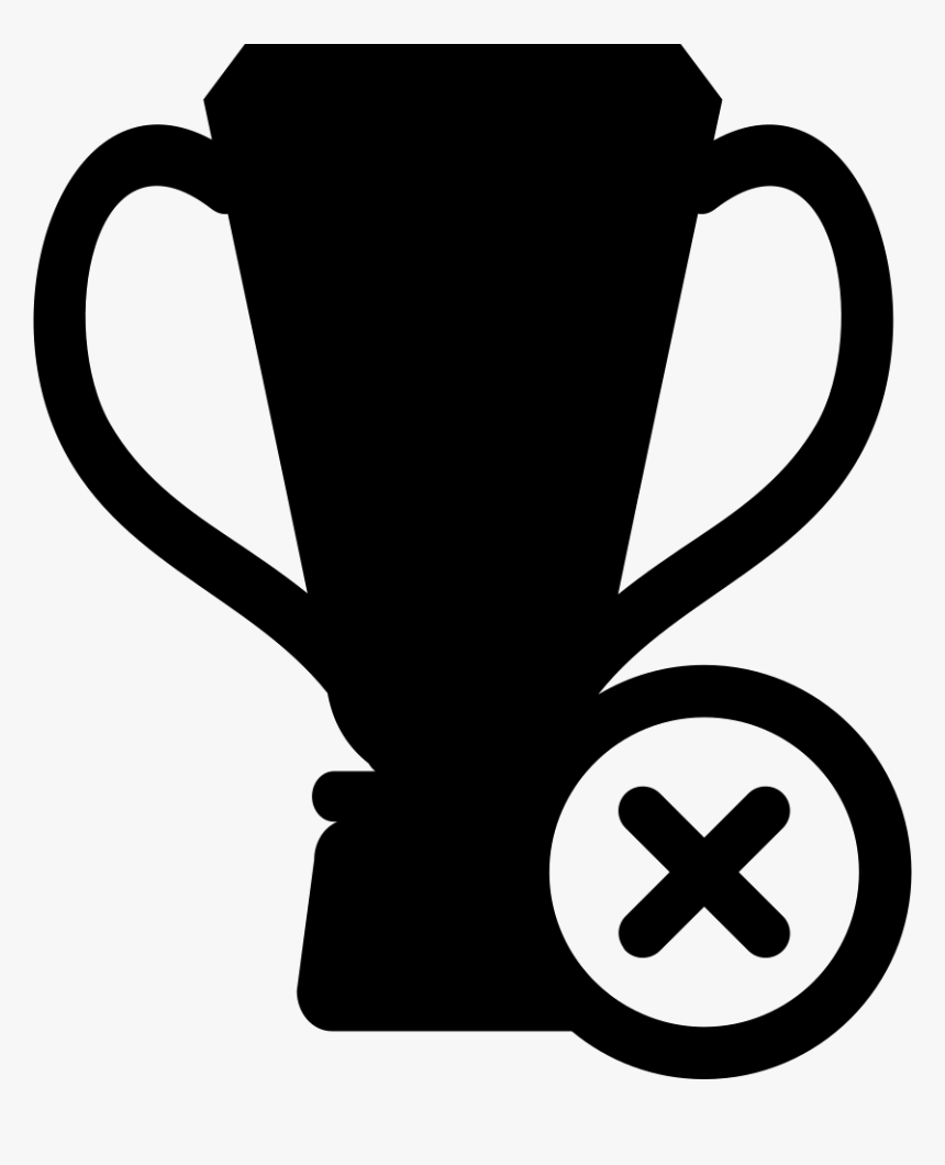 Transparent Football Trophy Png - Copa De Futbol Blanco Y Negro, Png Download