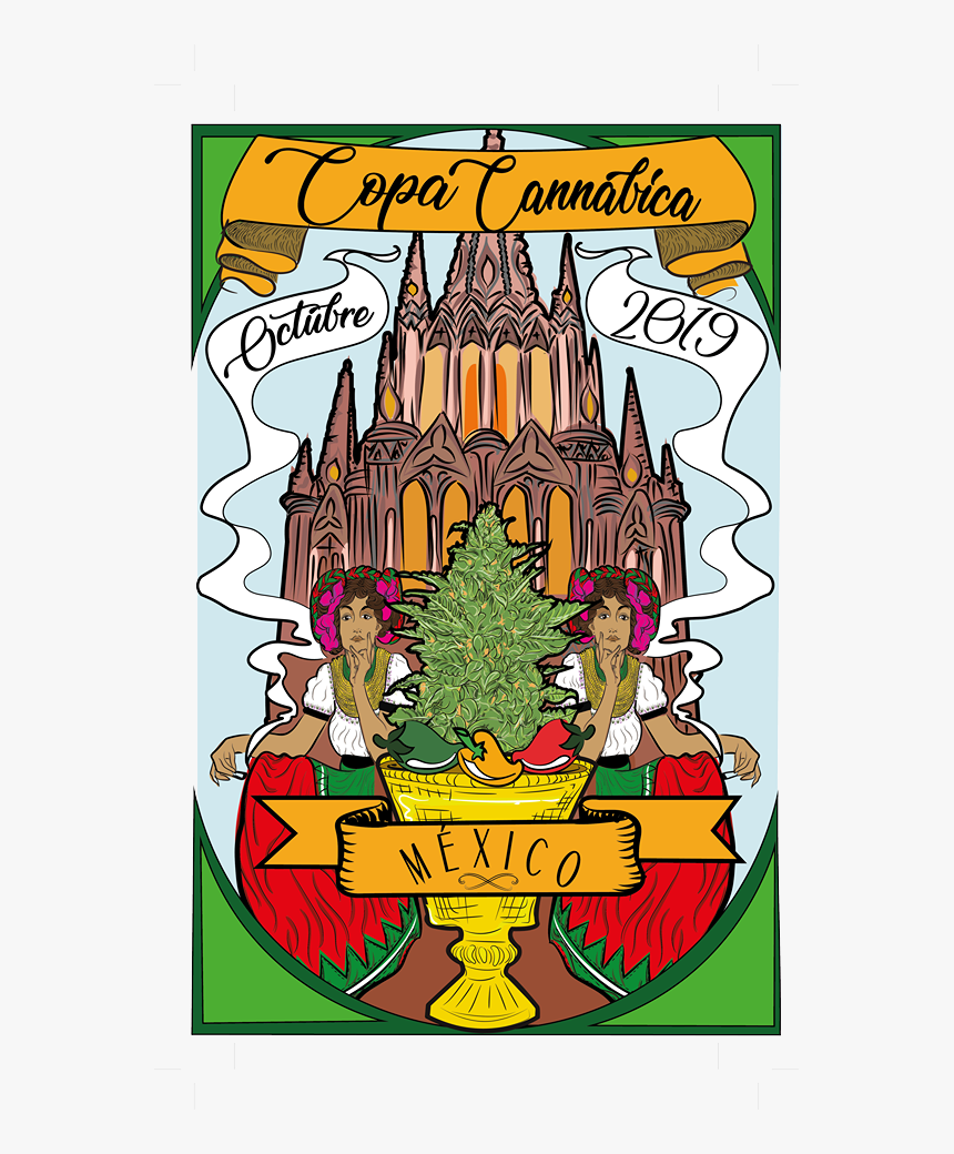 Transparent Cigarro Marihuana Png - Copa Cannabica Mexico 2019, Png Download