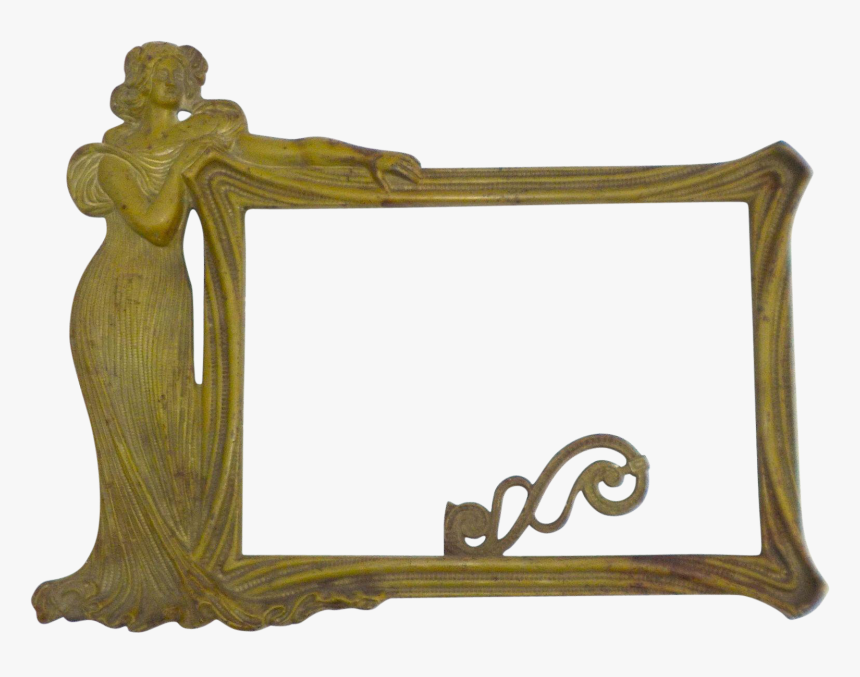 Art Nouveau Woman - Picture Frame, HD Png Download
