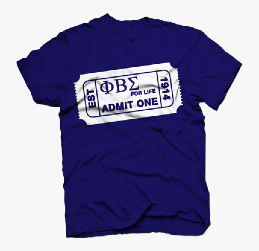 Phi Beta Sigma Admit One - Phi Beta Sigma Nike Shirt, HD Png Download