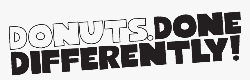 Donut Clipart Black And White - Illustration, HD Png Download