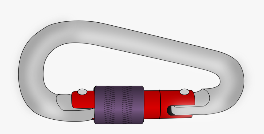 Carabiner, Screw Lock, Climbing, Sport, Security - Mosquetao Png, Transparent Png