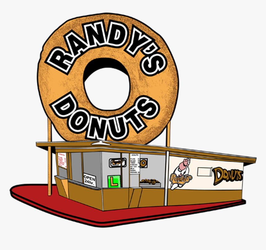 Vector Freeuse Download Menu Randy S Randys - Randy's Donuts Logo, HD Png Download