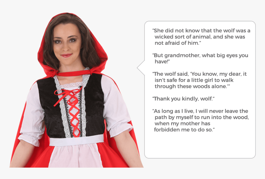 Red Riding Hood Quotes Red Riding Hood Quotes - Cute Captions For Little Red Riding Hood, Hd Png  Download , Transparent Png Image - Pngitem