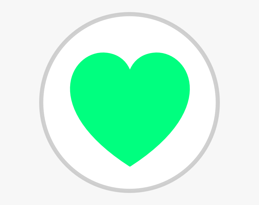 Transparent Green Heart Png - Heart, Png Download