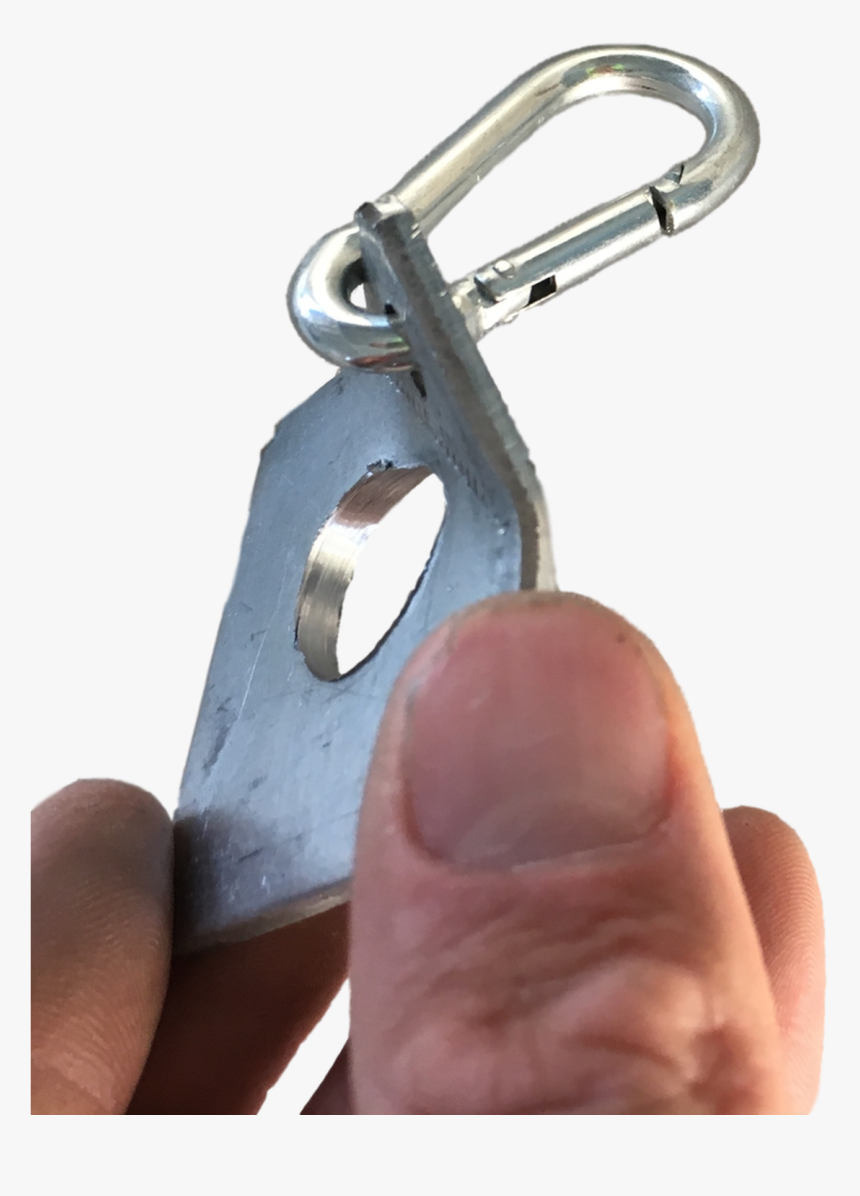 Caterpillar Tunnel Base Plate With Carabiner - Carabiner, HD Png Download