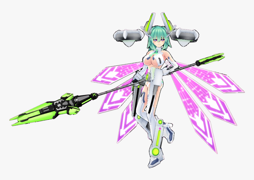 Nep - Neptunia Fake Green Heart, HD Png Download