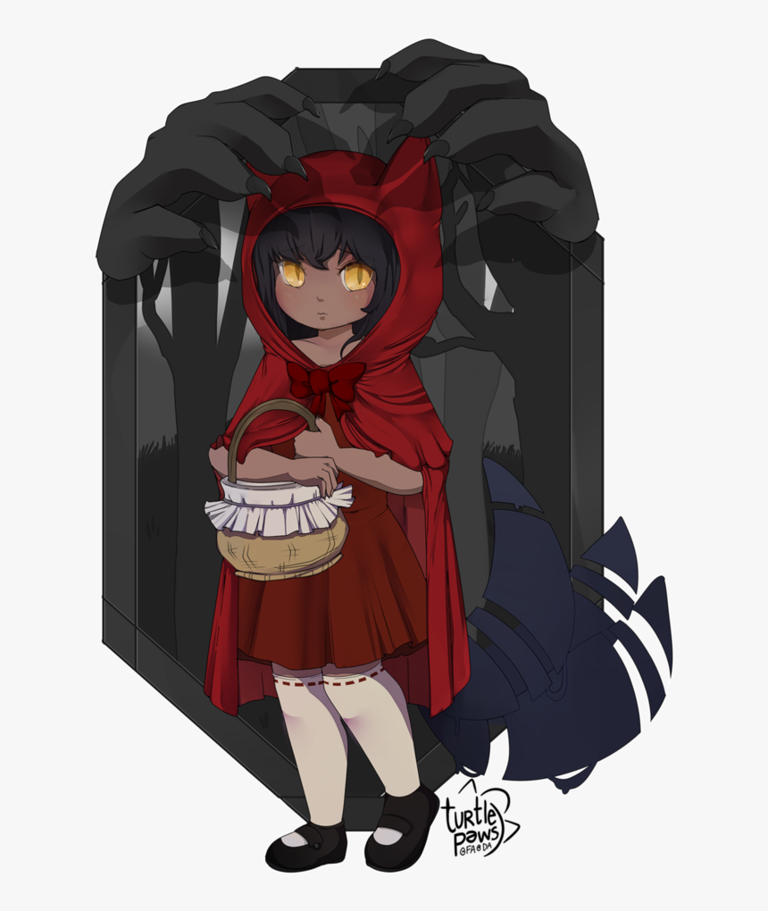 Little Red Riding Hood Branwen - Cartoon, HD Png Download