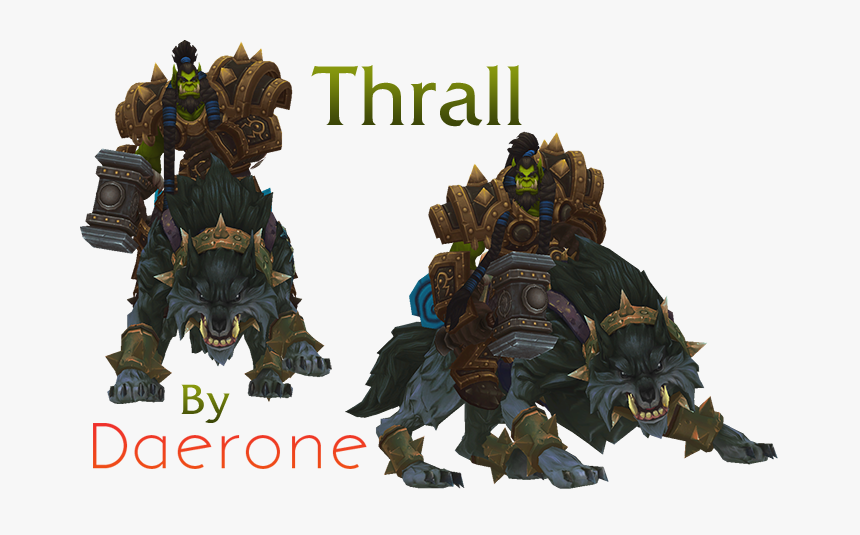 Uses Original Warcraft 3 Animations - Warcraft 3 Thrall Model, HD Png Download