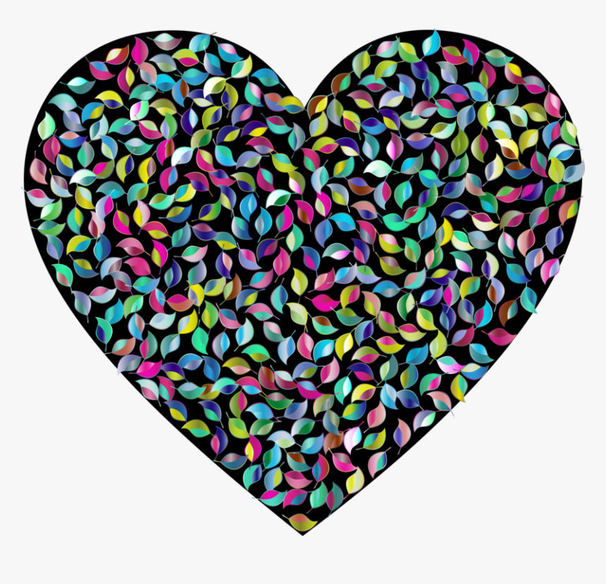 Heart,psychedelic Art,confectionery - Clip Art, HD Png Download