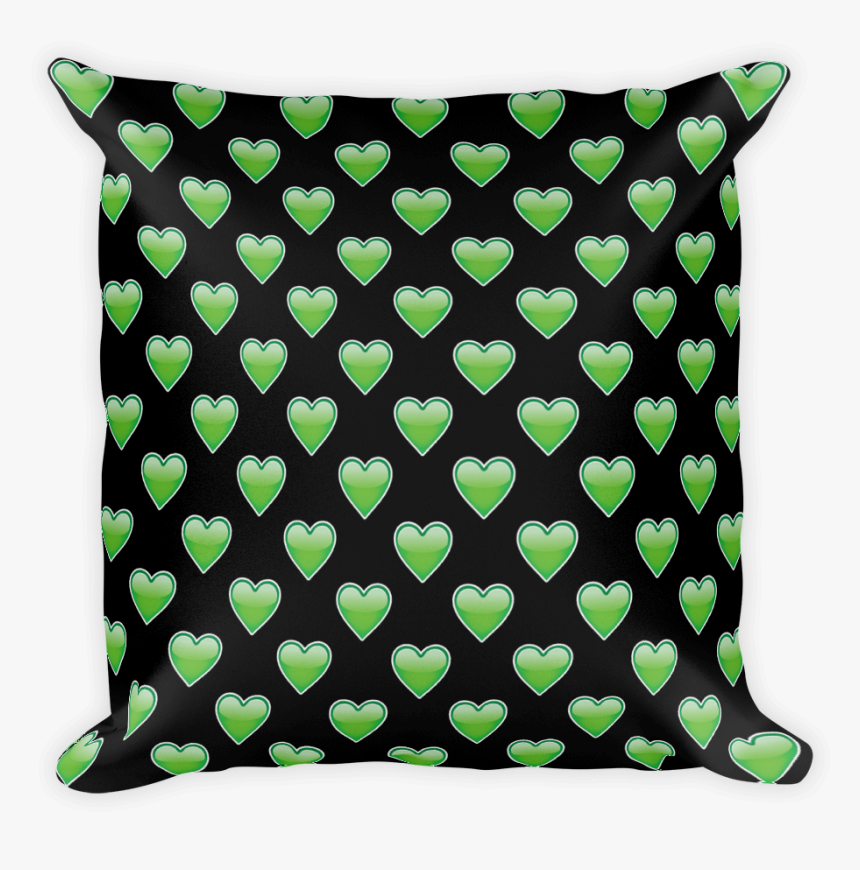 Green Heart-just Emoji - Grey And White Star Background, HD Png Download