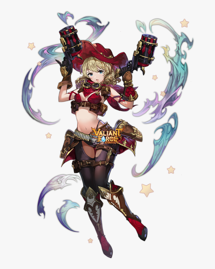 Valiant Force Wikia - Red Riding Hood Valiant Force Gunslinger, HD Png Download
