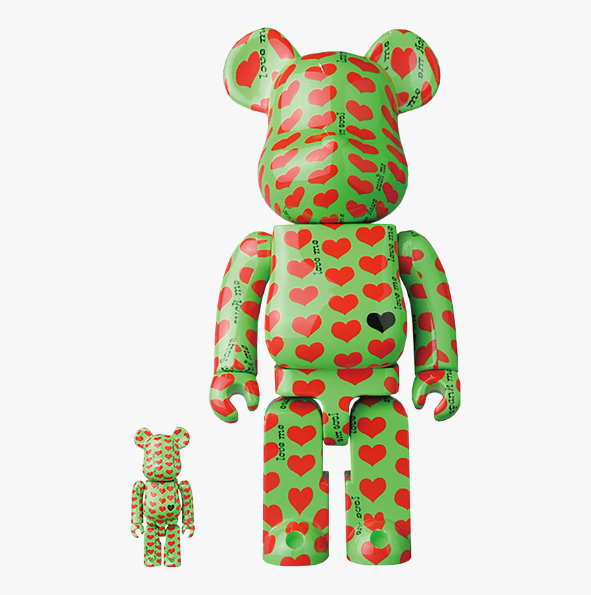 Bearbrick Green Heart, HD Png Download