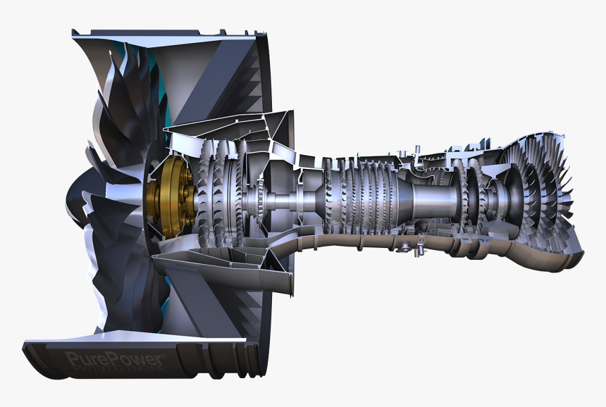 Pratt & Whitney Pw1900g, HD Png Download