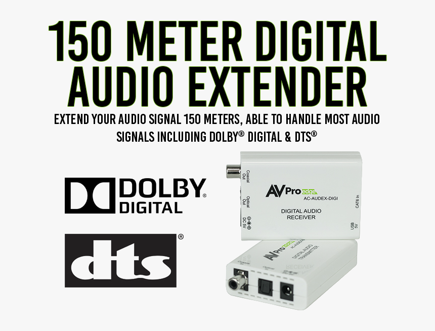 Audio Extender Over Cat - Dolby Digital, HD Png Download