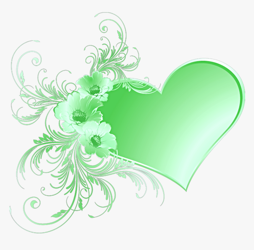 Mq Swirl Swirls Green Heart Hearts Love - My Aunt In Heaven Memes, HD Png Download