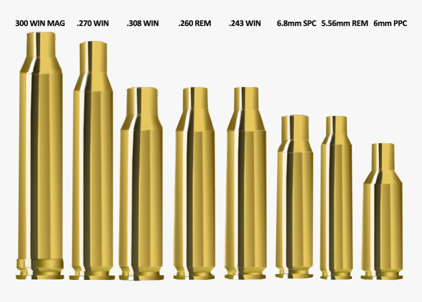 Ssa Brass Rifle Cases - 20 Mm Caliber, HD Png Download