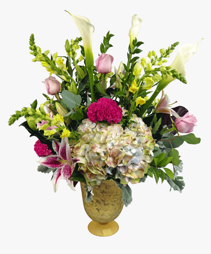 Vintage Flowers Bouquet Png - Bouquet, Transparent Png