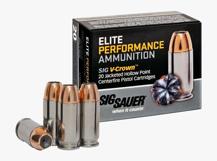 Sig Sauer Hollow Point Ammo, HD Png Download