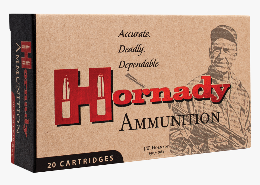 Hornady Custom 264 Winchester Magnum 20rd Ammo - .300 Weatherby Magnum, HD Png Download