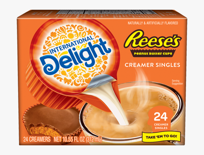 Reese S Peanut Butter Cup Coffee Creamer - Reese's Delight Coffee Creamer, HD Png Download
