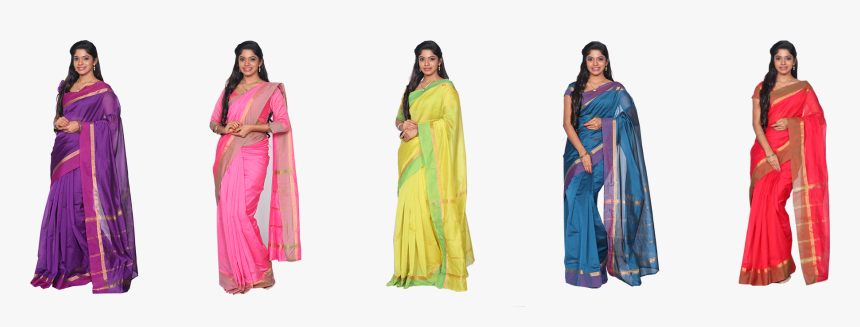 Apoorva 5 Cotton Silk Saree - Silk, HD Png Download
