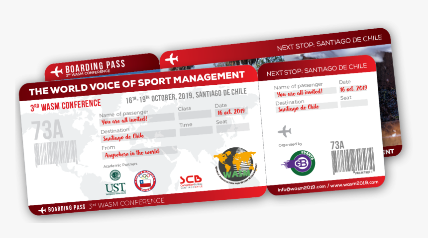 Boarding Pass Conference Invitation, HD Png Download