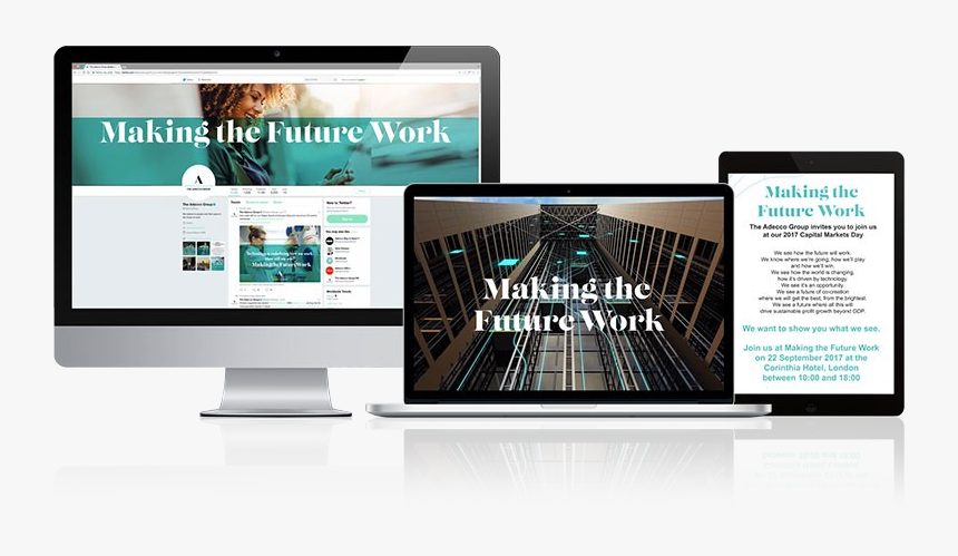 Future Of Work Adecco, HD Png Download