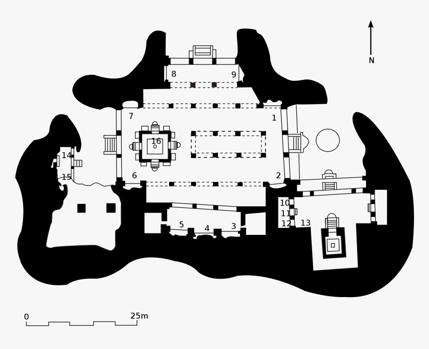 Elephanta Cave Temple Plan, HD Png Download