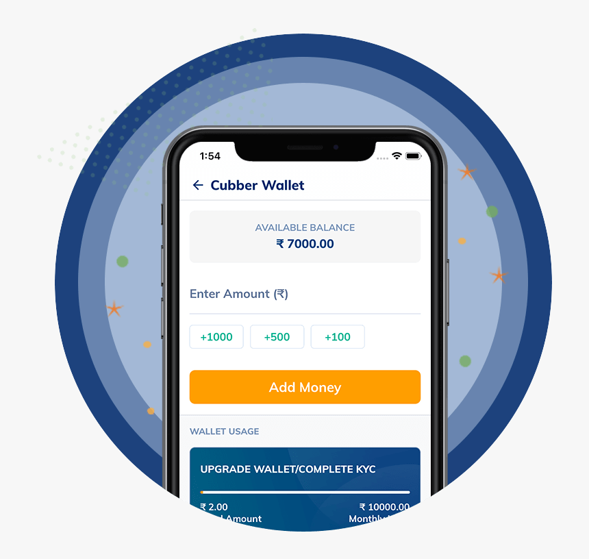 Add Money Wallet With Cubber - Click Here Png Gif, Transparent Png