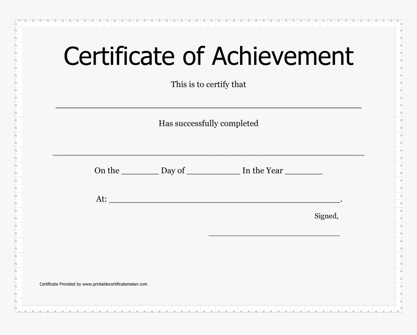 Transparent Blank Certificate Template Png - Aoc International, Png Download