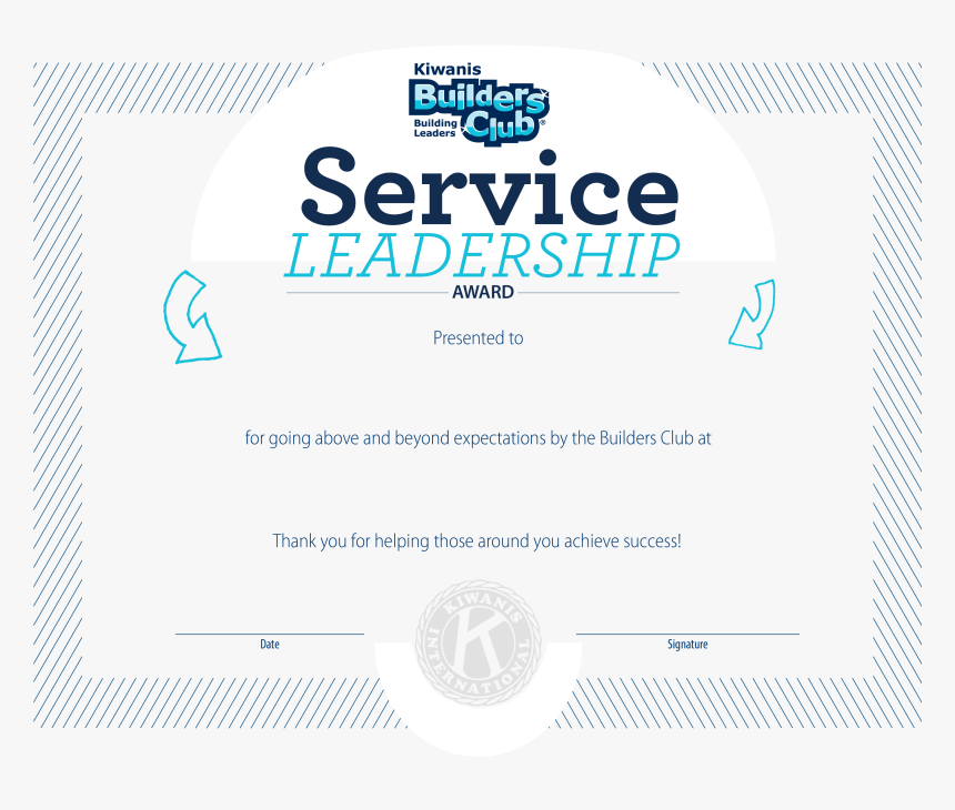 Printable Certificate Main Image - Builders Club, HD Png Download