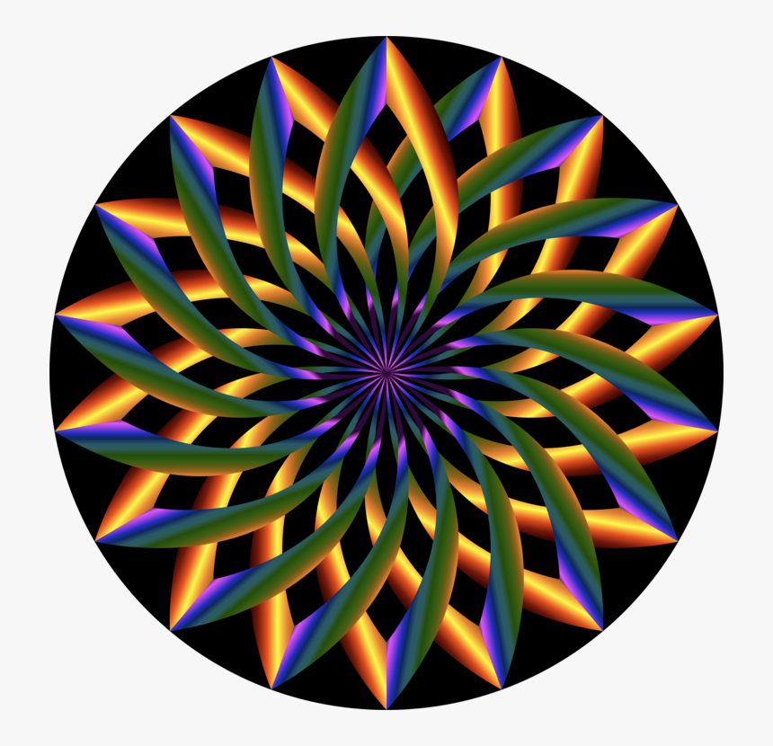 Symmetry,spiral,fractal Art - Polícia Militar Do Brasil, HD Png Download