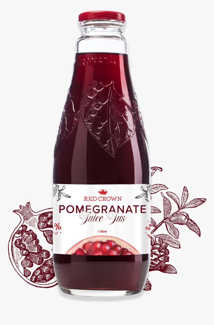 Red Crown Pomegranate Juice, HD Png Download