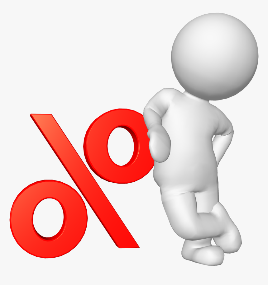 Percent Png - 3d Percent Png, Transparent Png
