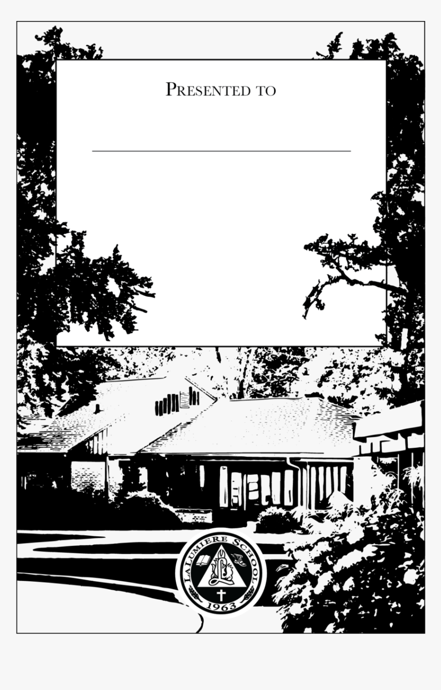The La Lumiere Bookplate Features The Moore House, - Poster, HD Png Download