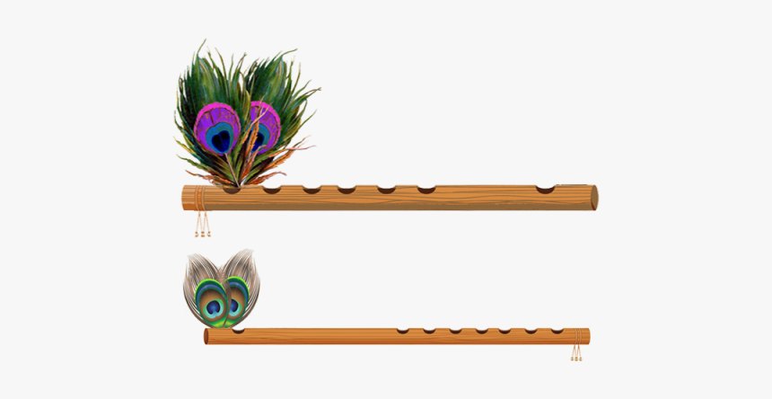 Flutes Hare Krishna Transparent - Shree Krishna Flute Png, Png Download