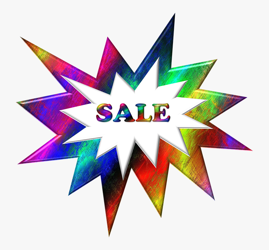 Sales, Ad, Promotional, Sticker, Banner, Advertise - Starbursts Graphic Design, HD Png Download