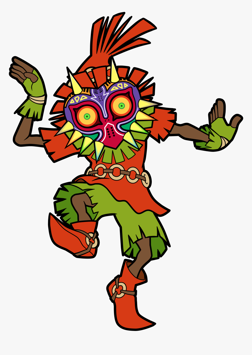 Skull Kid - Cartoon, HD Png Download