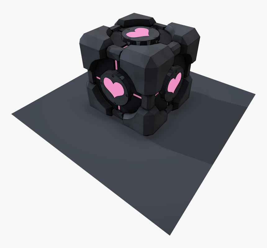 Companion Cube Render - Flower, HD Png Download