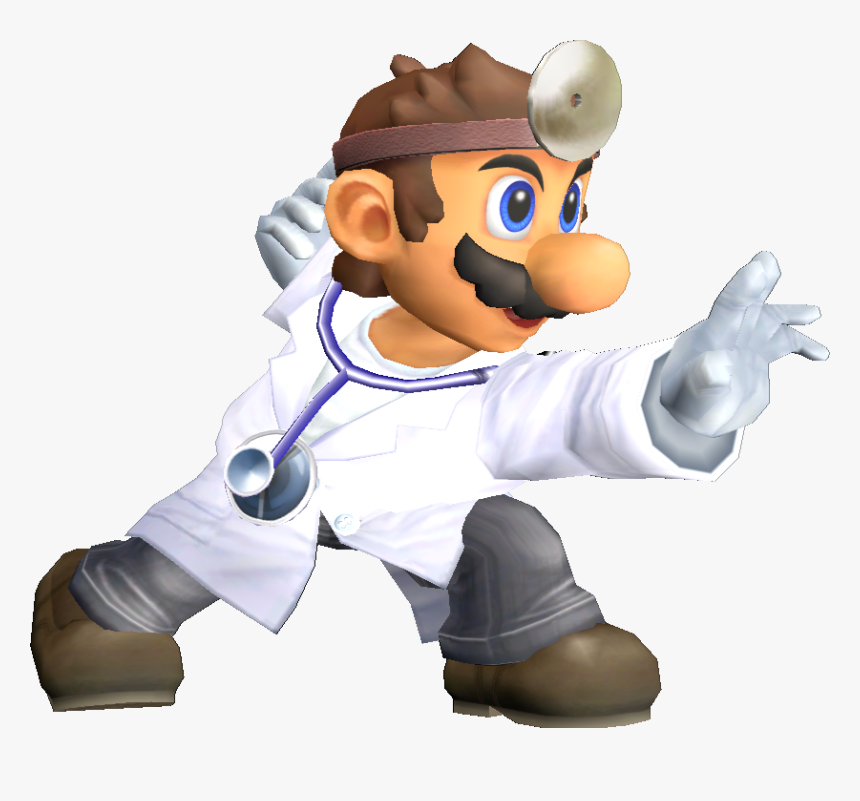 Ssbm Dr Mario Render 3 By Machriderz-d56vkbx - Super Smash Bros Melee Render, HD Png Download
