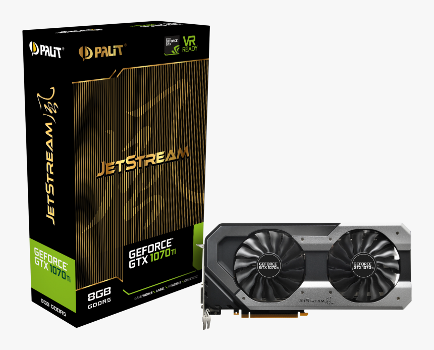 Palit Gtx1070 Super Jetstream , Png Download - Gtx 1080ti 11gb Palit Super Jetstream, Transparent Png